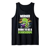 Werner - Born To Be A Bookworm - Personalisiert Tank Top