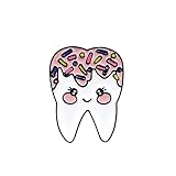 Brosche für Männer und Frauen, Cartoon-Zahncorsage-Zahnarztzubehör