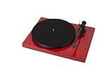 Pro-Ject Debut Carbon (DC) Plattenspieler mit Ortofon 2M Red, Rot