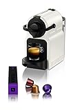 Nespresso Krups Inissia XN1001 Kapselmaschine | kurze Aufheizzeit | kompaktes Format | Kaffeemenge einstellbar | Direktwahltaste | automatischer Kapselauswurf | 19 Bar, Weiß, 0.7 l