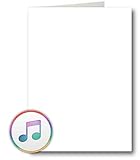 PlayMegram bespielbare blanko Audio-Grußkarte mit USB und 128 MB Speicher, Für eigene Sprachnachrichten und Musik, Musik-Grußkarte, Audio-Glückwunschkarte, Kreative Geschenkidee