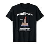 Bremerhaven Schiefer Turm, Leuchtturm Nordmole, Zeichnung T-Shirt