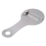 XIZHOUCUN Edelstahl Käsemesser Butterschneider Trüffel Hobeler Käse Teigschneider Flugzeug Reibe Schneiden Käse Werkzeuge Küche Gadget Butterdose (Color : Silver)