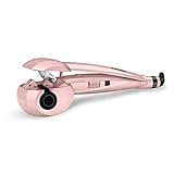 BaByliss Rose Blush Curl Secret Auto-Curler, automatischer Lockenstab mit 2 Temperaturstufen, 2664PRE