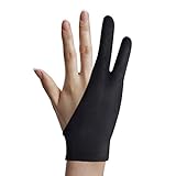 Hopowa Zwei-Finger Handschuh Artist Glove Elastisch Antifouling Handschuh Für IPAD, Grafiktablett, Display, Kunstmalerei, Oberflächenschutz