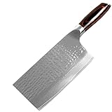 YZHS Küchenchef Messer Damaskus Stahl Schneiden Messer Fisch Metzgermesser Chinesischen Kleber Hohe Kohlenstoffmesser Cleaver Messer (Color : Slicing Knife, Size : 300 mm)