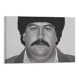 Drogenterroristen Pablo Escobar Poster Leinwand Kunstdrucke Poster Fotobild Malerei Poster Raumdekoration 40 x 60 cm