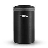 TYCKA Objektiv Tasche für Objektiv wasserdichte Kamera-Objektivtasche mit Reißverschluss für DSLR-Kameraobjektiv L Größen, schwarz