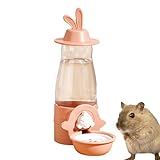Automatischer Wasserspender Kaninchen 600ml Hängend Haustier Trinkflasche Hasen Meerschweinchen Hamster Chinchilla Frettchen Käfig Wasserflasche