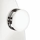 Sotech Domus Line LED Aluminium Spiegel-Klemmleuchte LUNA (Ø 75 mm, 12V, 3.6W, naturweiß 3800 K, Micro12, chrom poliert)