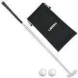 LEAGY Zwei-Wege-Putter - Linke und rechte Hand - 2 Golfbälle - 1Pack Golfbags (Links und rechts)