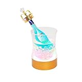 QQNNFZD Jbjja. Exklusive Insulated Eiskübel - gut gemacht Doppel-Wand-Champagne Bucket Hält EIS gefroren Längerer Edelstahl Eiskübel