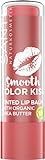 SANTE Naturkosmetik Smooth Color Kiss 02 Soft Red, Getönter Lippenbalsam, Mit Bio-Sheabutter, Spendet Feuchtigkeit, Zarter fruchtiger Duft, 4,5g