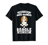 Die meisten Hunde haben Besitzer, die ein Beagle hat Staff Dog haben T-Shirt