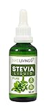 Reine Stevia Tropfen 50ml - Reines Stevia, geschmacklos - mit Glastropfer