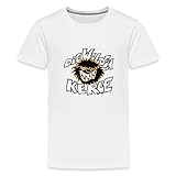 Spreadshirt Die Wilden Kerle Logo Teenager Premium T-Shirt, 158/164 (12 Jahre), Weiß