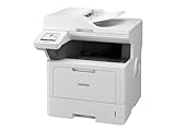 Brother DCP-L5510DW 3-in-1 Multifunktionsdrucker schwarz weiß (A4, 48 Seiten/Min., 1.200x1.200 DPI, LAN, WLAN, Duplex, 250 Blatt Papierkassette) weiß/grau