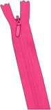 DETPWVWB 10 Stück mehrfarbiger unsichtbarer Reißverschluss zur Reparatur von Nylonschlaufenreißverschlüssen Wird for DIY-Nähprojekte und Handarbeit verwendet(Rose red,30cm)