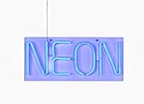 Wofi Wandleuchte Neon, Neonlicht, LED, 4,5 W, IP20, Weiß, Blau, inklusive Leuchtmittel