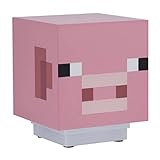 Paladone Minecraft Schwein Licht mit Sound | Offiziell lizenzierte Ware