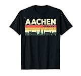 Mein Aachen Skyline Deutschland Heimat Stadt T-Shirt