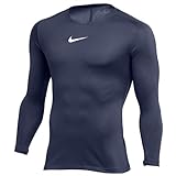 Nike Kinder Dri-FIT Park First Layer Langarmshirt, Midnight Navy/Weiß, XL, AV2611-410