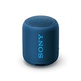 Sony SRS-XB12 Bluetooth Lautsprecher (tragbar, kabellos, Extra Bass, wasserabweisend, Freisprechfunktion für Anrufe) blau