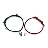 Albertband Personalisiertes Paar Armband mit 2 Namen 2 Stück Geflochtene Seil Armbänder für Freund Freundin Männer Frauen Jahrestag Valentinstag Zeugen Liebe (#4)