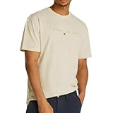 T-Shirt Beige Herren Tommy Jeans Gold Linear, beige, M