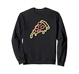 Pizza Schnitte 80er 90er Pizza 1980er 1990er Retro Reklame Sweatshirt