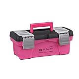 PETSOLA Kunststoff Werkzeugkasten Wartung Toolbox Home Toolbox Child Pink Aufbewahrungsbox Car Storage Box - 10 Zoll