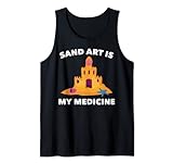 Therapy - Sand Art Is My Medicine - Hobby - Sand Castle - Tank Top