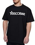 Escobar Heavy Oversize T-Shirt Box Logo ESC21-1008 Schwarz Weiß XL