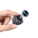 Mini Kameras, Kleine Mini überwachungskamera HD 1080P Videokamera, P2P Super Kompakte Nanny Cam Sicherheitskamera für Innen Aussen mit Infrarot Nachtsicht Bewegungserfassung