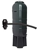 Ondis24 Regentonne Wassertonne Gieswasserbehälter Regenbehälter, für Balkone und Terrasse, 100 Liter (Grün)