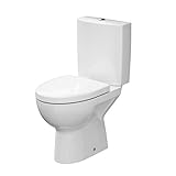 Cersanit WC Kombi Parva Abgang innen senkrecht mit Duroplast WC Sitz