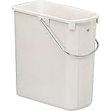 Naber Wesco Ersatzeimer Solo für Mülleimer 19 Liter, Kunststoff weiß, Silb