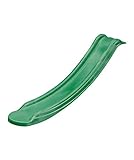 Rutsche Grün 1,2 Meter (für Podesthöhe 60 cm) | Anbaurutsche für u.a. Spielturm, Spielhaus | Kunststoff / HDPE