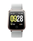 GRV Fitness Uhr Smartwatch für Damen Herren Fitness Tracker mit Schrittzähler,Pulsuhr,Schlafmonitor