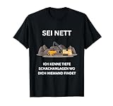Ruhrpott Bergbau Schalker lustiges Zechen Geschenk T-Shirt