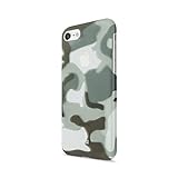 Artwizz Camouflage Clip Handyhülle kompatibel für iPhone SE (2022/2020) / 8/7 - Schlanke Hardcase Schutzhülle im Tarnmuster-Look - Classic