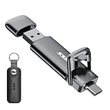 SSK Externe USB C SSD 256GB Externe Festplatte,mit bis zu 1000MB/s, Schneller USB Stick,Dual USB C+USB A USB Stick 3.2 Gen2 Speicherstick für iPhone 15/PS4/Android Phone/Tablet/Windows/M