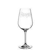 LEONARDO HOME 030797 Weißweinglas NEVE 6er-Set 450 ml Mistelzweig, Glas