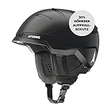 ATOMIC SAVOR GT ski helmet in black size L - unisex for adults - 360° fit system - superior impact protection - active dual zone ventilation system - head circumference 59-63 cm