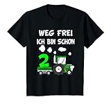 Kinder 2. Geburtstag Weg Frei Ich bin schon 2 Jahre Traktor Trecker T-Shirt