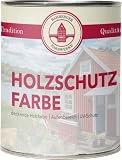Bamberger Farbwerke Matt Holzschutzfarbe Wetterschutzfarbe Holzfarbe für Außen (375ml, Schwedenrot)