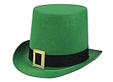 Boland 44914 - Hut Irischer Mann, Filz Hut für Faschingskostüme, Kopfbedeckung für Kostüme, Karneval, St. Patricks Day, Mottoparty