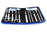 SurgiTech Tool Kit - Students Dissection Kit 22 Pieces - Best for Home, Personal Use, Mechanical and Anatomy Lab for Dissection and Examination at Schools, Colleges and Workshops
