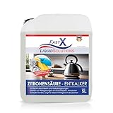 Zitronensäure-Entkalker – 5 Liter – Leistungsstarker Entkalker für Haushaltsgeräte und Oberflächen, zitronensäure flüssig