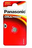 Panasonic SR 927 EL Silberoxid-Uhrenbatterien Knopfzelle (1,55V, 55mAh)